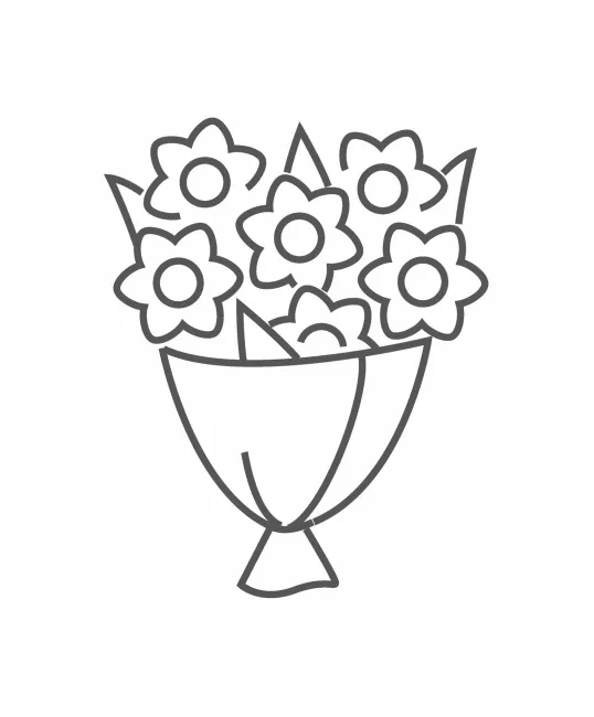 bouquet of Ecuadorian roses 80cm